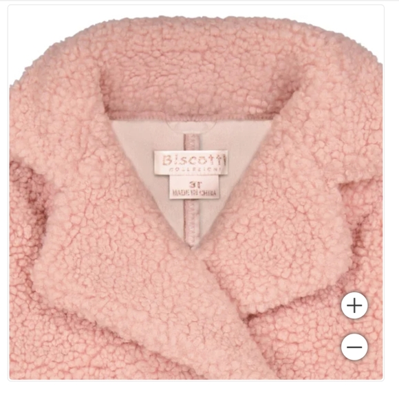 New! Biscotti Collezioni Kids' Girls Toddler Assorted Coats Pink Color Size 5T - Picture 6 of 9
